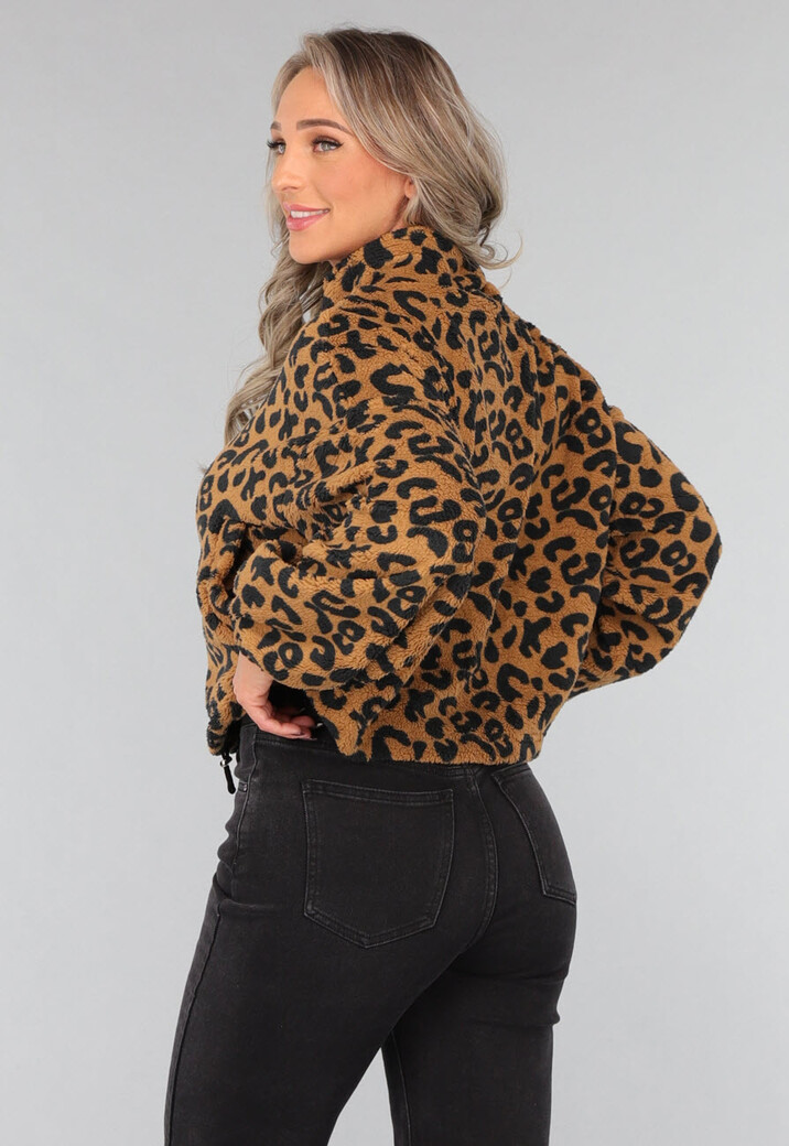 Fleece Panterprint Jasje