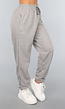 Lichtgrijze Basic Jogger