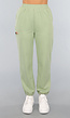 Lichtgroene Joggingbroek met Open Detail