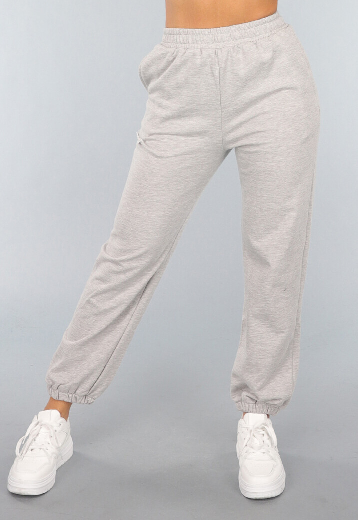 Grijze Jogger met Cutout