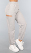 Grijze Jogger met Cutout