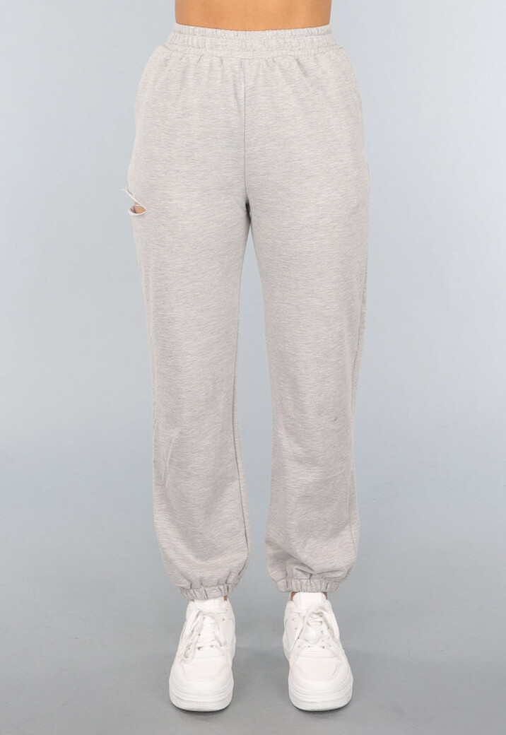 Grijze Jogger met Cutout