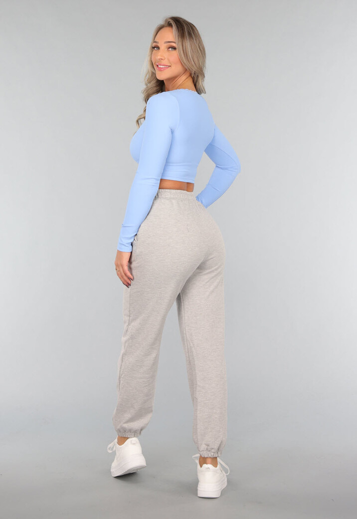 Grijze Jogger met Cutout
