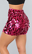 Roze Pailletten Rokje