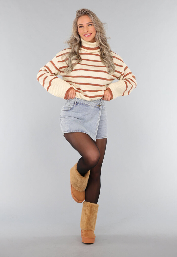 Camel Nepbont Overslag Laarsjes