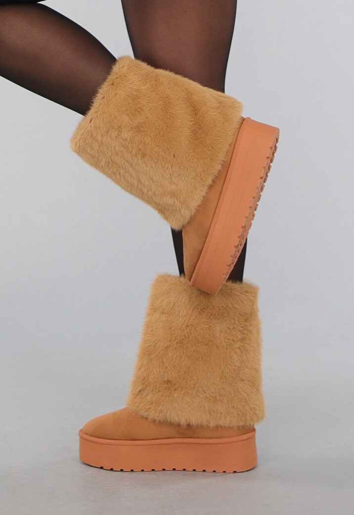 Camel Nepbont Overslag Laarsjes