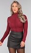 Burgundy Truitje met High Neck
