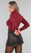 Burgundy Truitje met High Neck