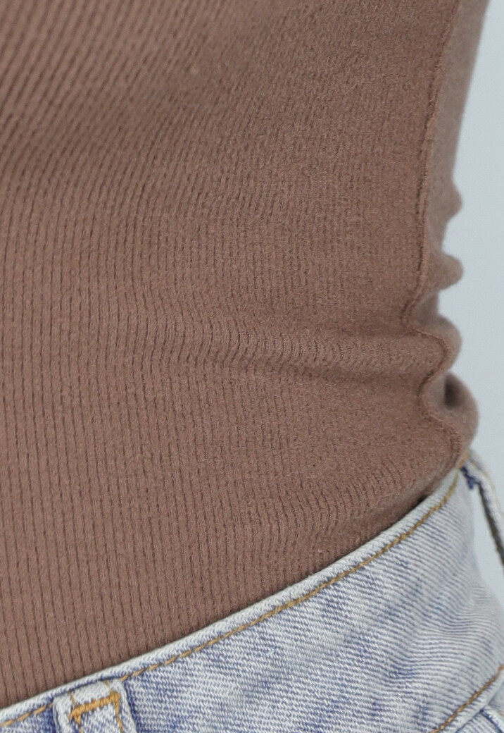 Taupe Truitje met Kleine Col