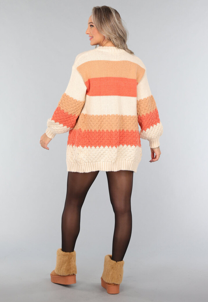 Gebreide Multicolor Cardigan