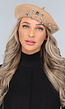 Baret met Glitter Stenen