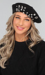 Baret met Glitter Stenen