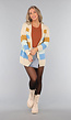 Gebreid Multicolor Cardigan Vest
