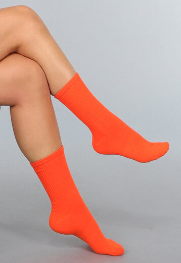Oranje Halflange Sokken