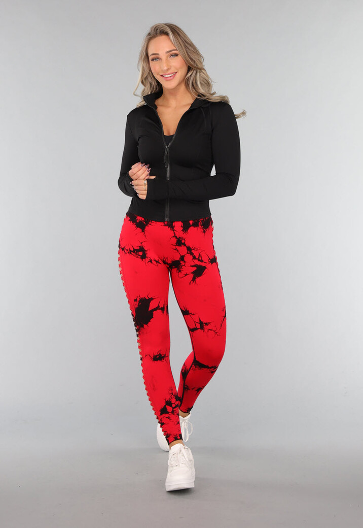 Zwart Fitness Vest met Duimgaten