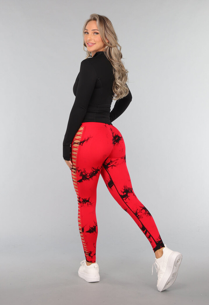 Zwart Fitness Vest met Duimgaten