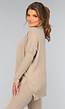 Taupe Two Piece met Oversized Trui