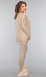 Taupe Two Piece met Oversized Trui