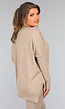 Taupe Two Piece met Oversized Trui