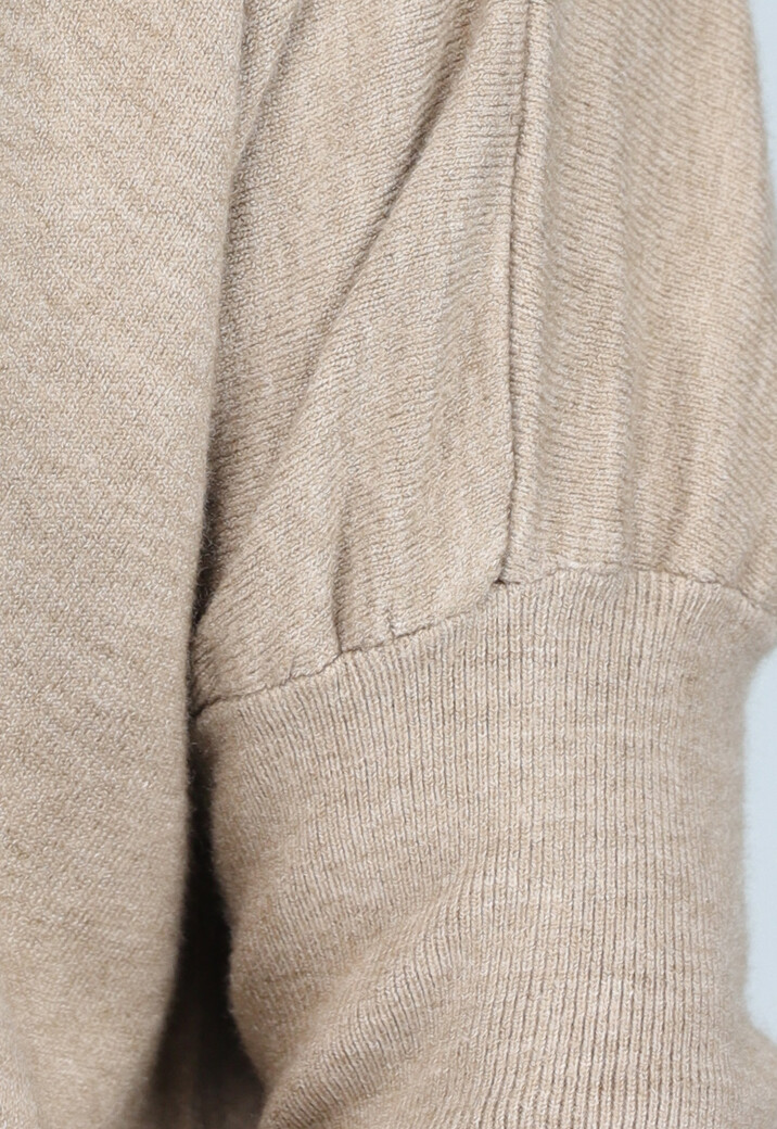 Taupe Two Piece met Oversized Trui