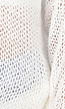 Witte See Through Gebreide Trui