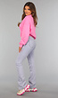 Roze Asymmetrische Sweater