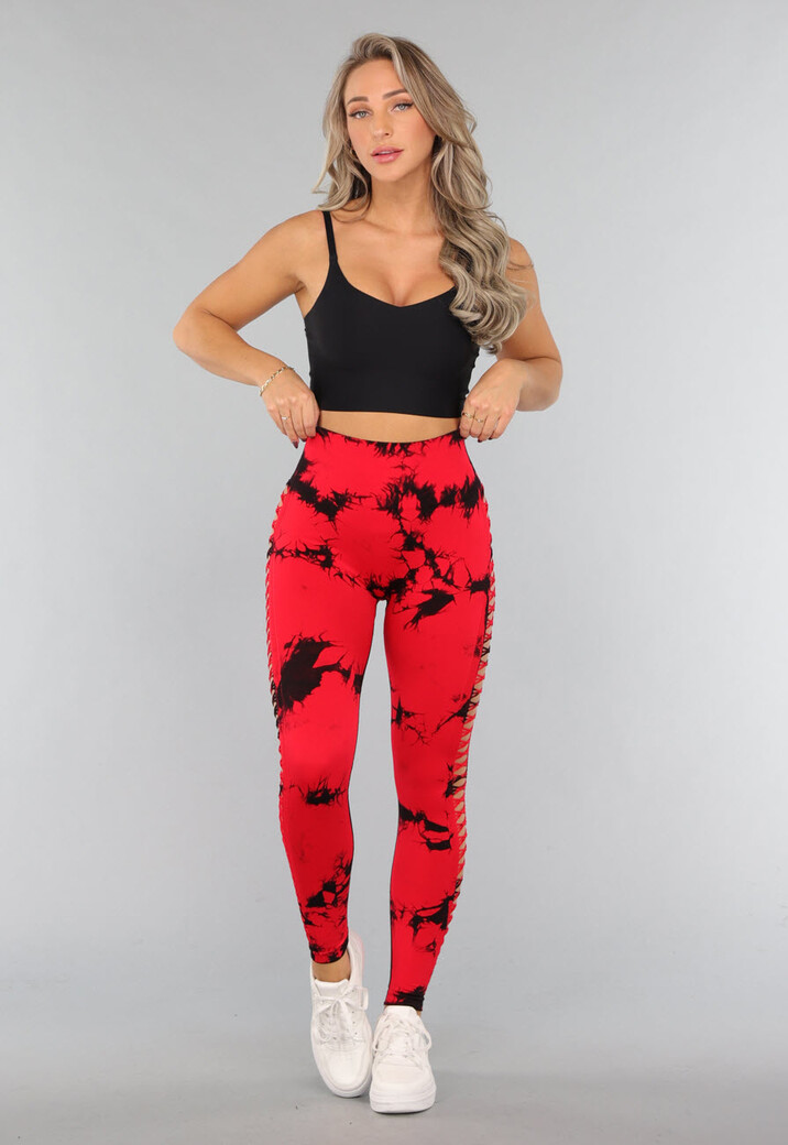 Zwarte Softcup SportBh met Kruis Rug