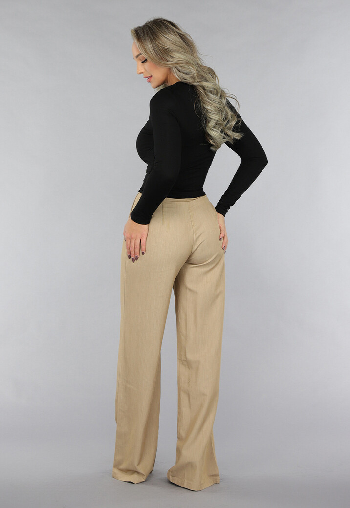 Longsleeve Zwarte Geplooide Top