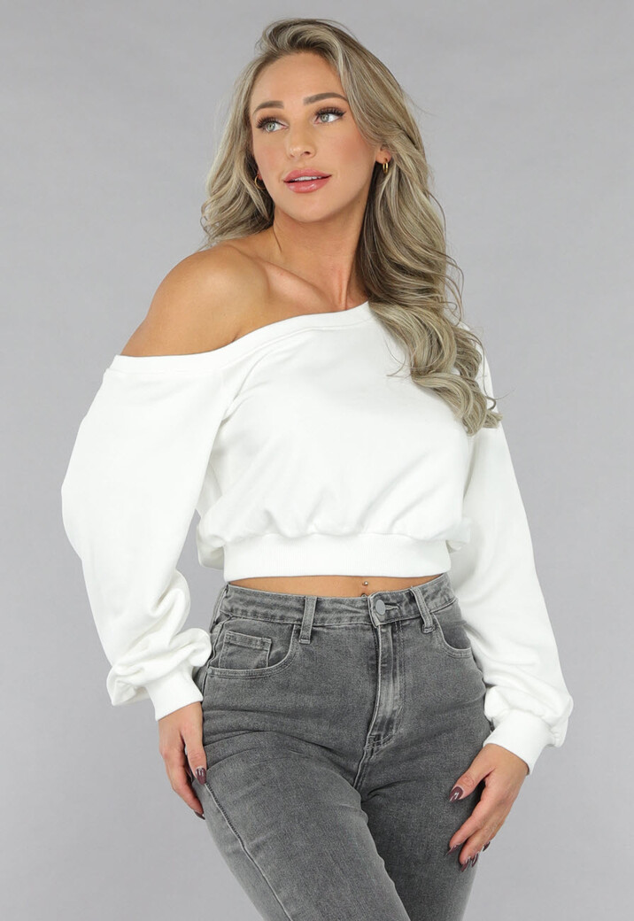 Witte One Shoulder Sweater