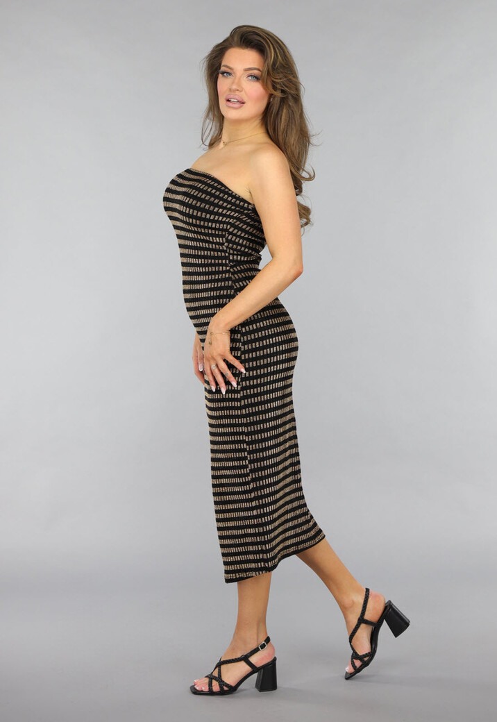 Zwarte Sandaletten met Gevlochten Bandjes