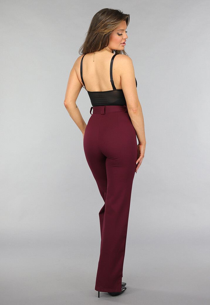 Zwarte Corrigerende Bodysuit met Kanten Cups