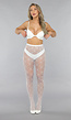 Hartjes Fishnet Panty in Wit