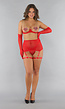Rode Lingerie Set met Hartjes