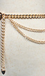 Gouden Verstelbare Chain Riem