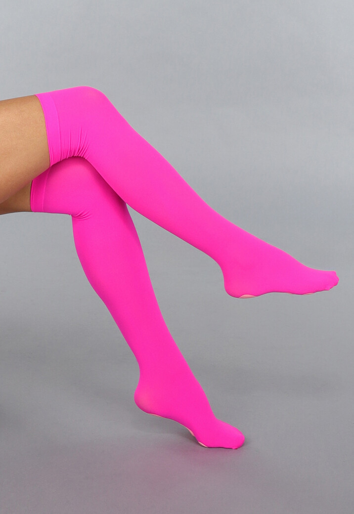 Hardroze Kousen met Antislip Voetjes