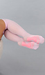 Lichtroze Antislip Kousen met Voetjes