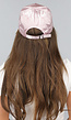 Lichtroze Satijn look Pet