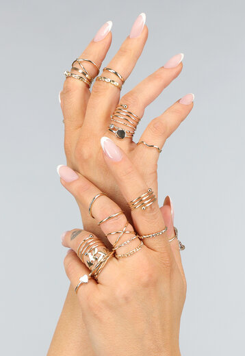 Set van Diverse Verstelbare Ringen