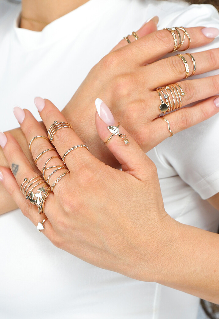 Set van Diverse Verstelbare Ringen