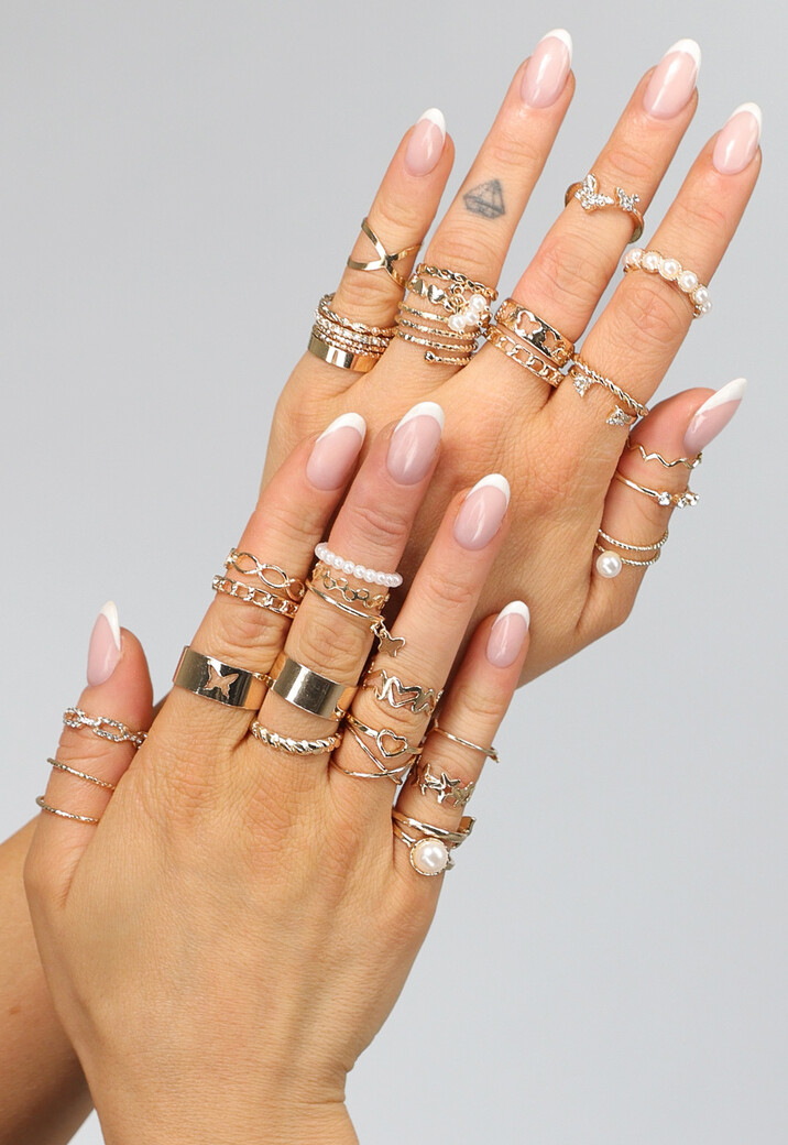 Set van Diverse Verstelbare Ringen