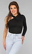Gekruiste Asymmetrische Top in Zwart