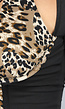 Halter Korset Top met Panterprint