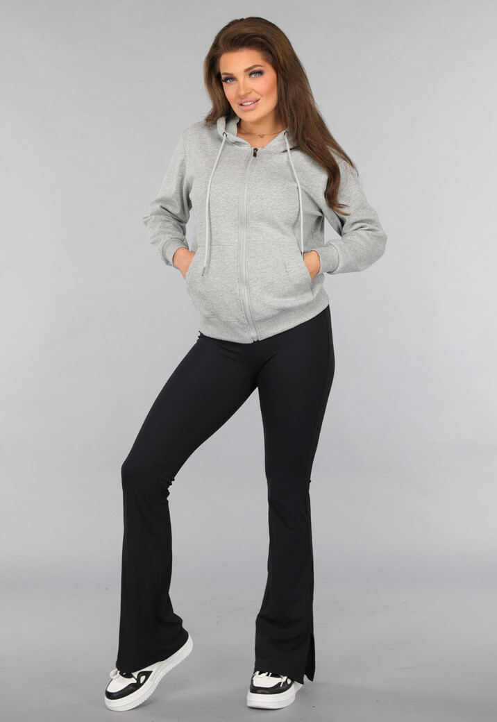 Grijs Vest met Zachte Voering