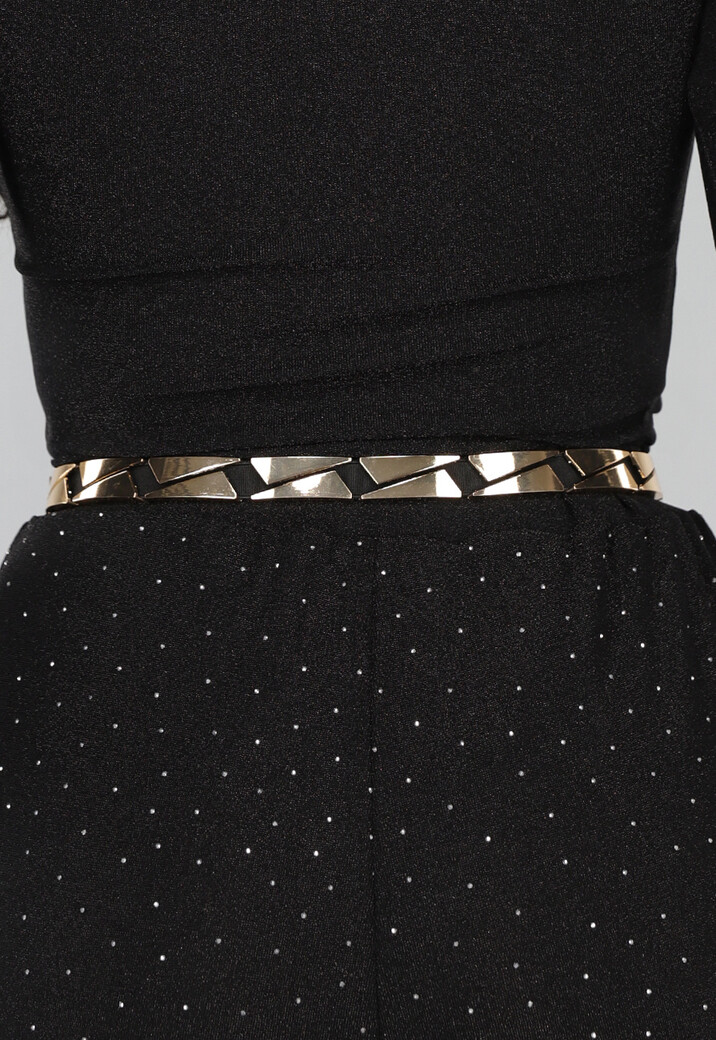 Rekbare Riem met Gouden Details