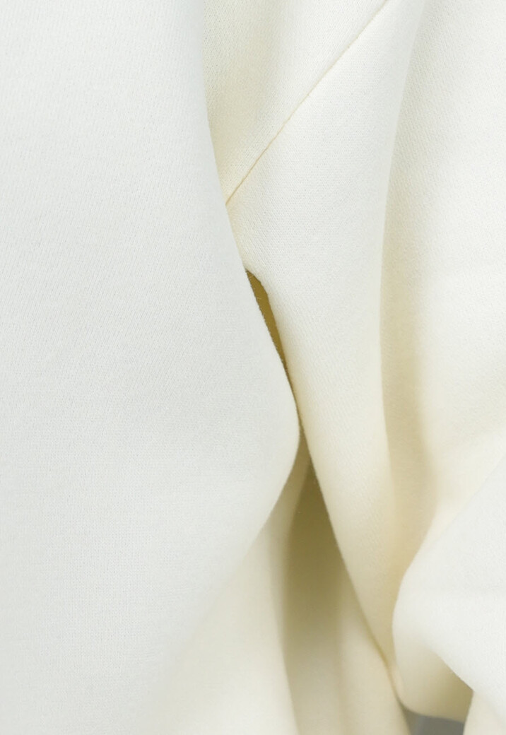 Oversized Ecru Vest met Steekzakken