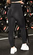Zwarte Sportlegging met Scrunch