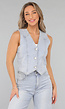 Stretch Denim Gilet Topje