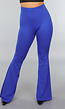 Royaal Blauwe Tall Stretch Flair Legging