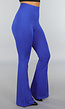 Royaal Blauwe Tall Stretch Flair Legging