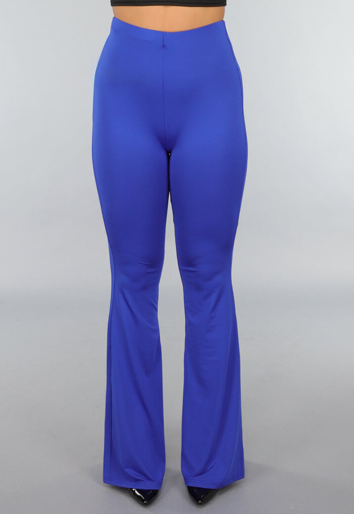 Royaal Blauwe Tall Stretch Flared Legging